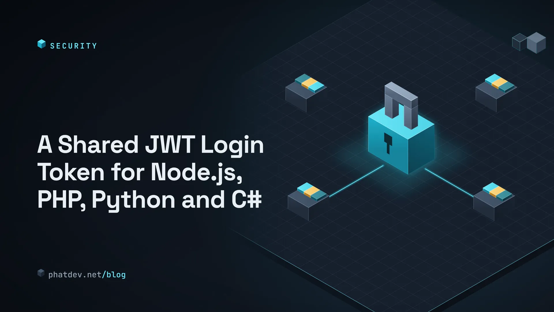 A Shared JWT Login Token for Node.js, PHP, Python and C#