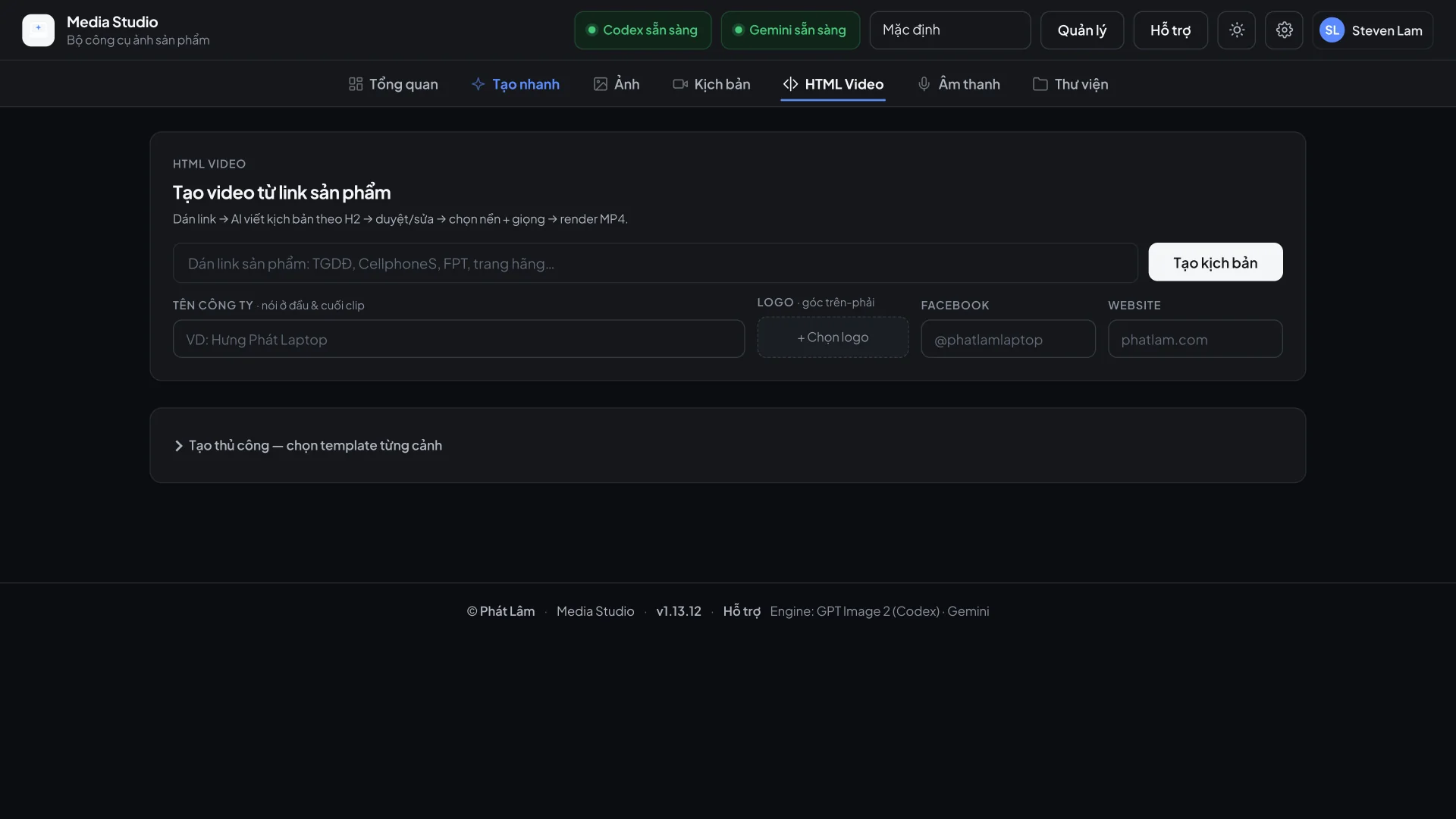 HTML Video: từ link ra video review Remotion