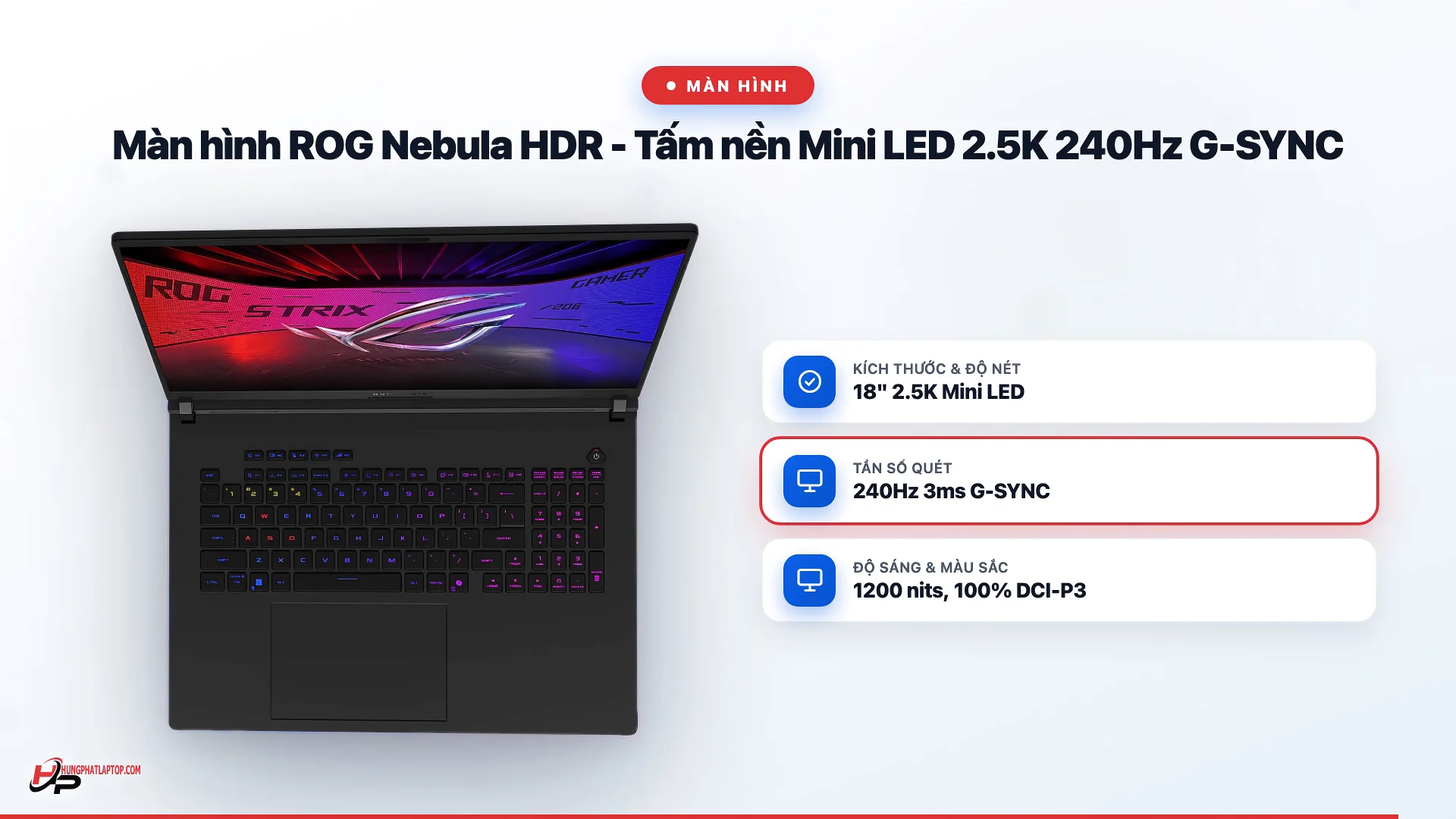Cảnh màn hình: thông số nổi viền khi đang được đọc