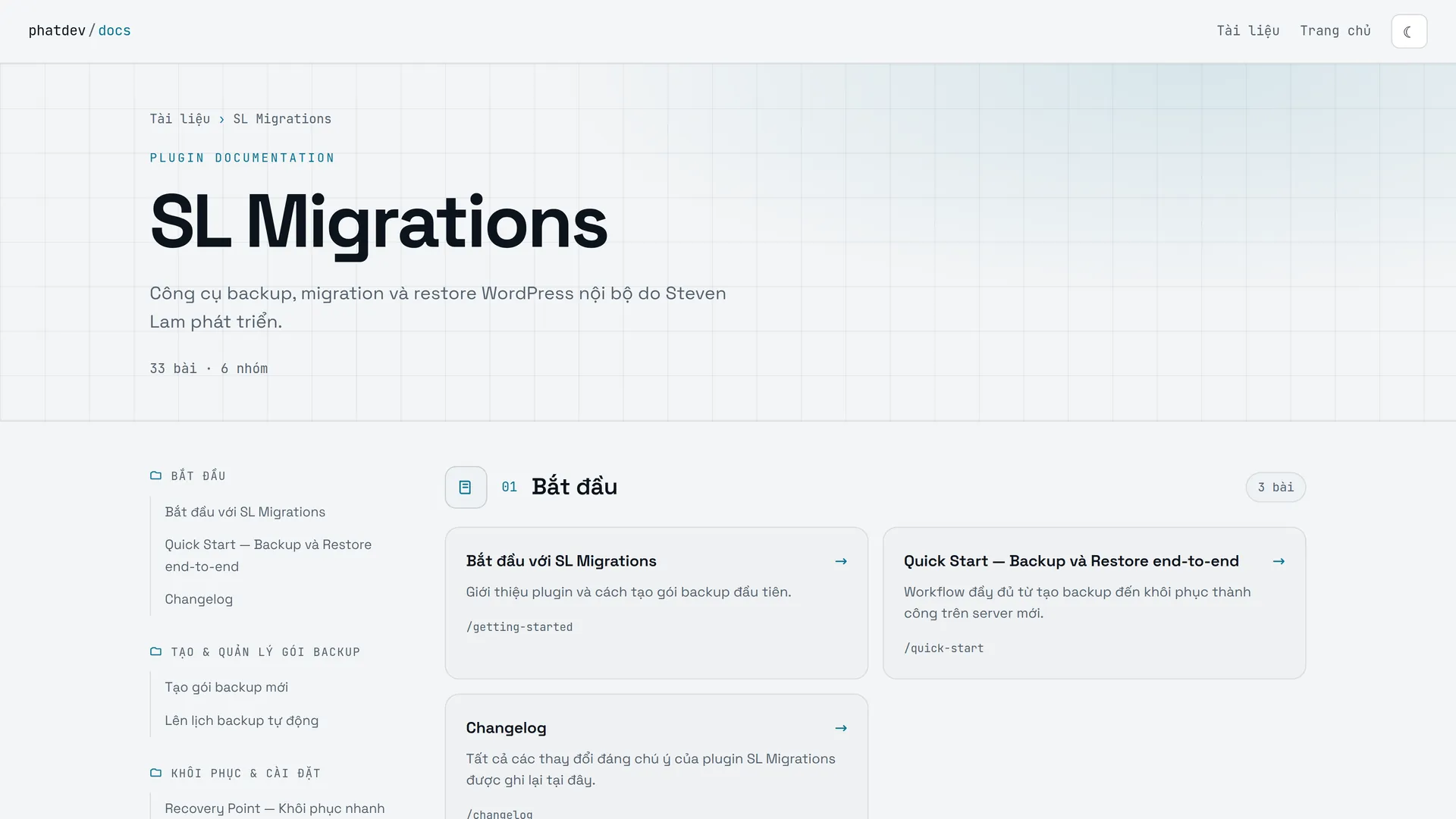 Plugin documentation hub